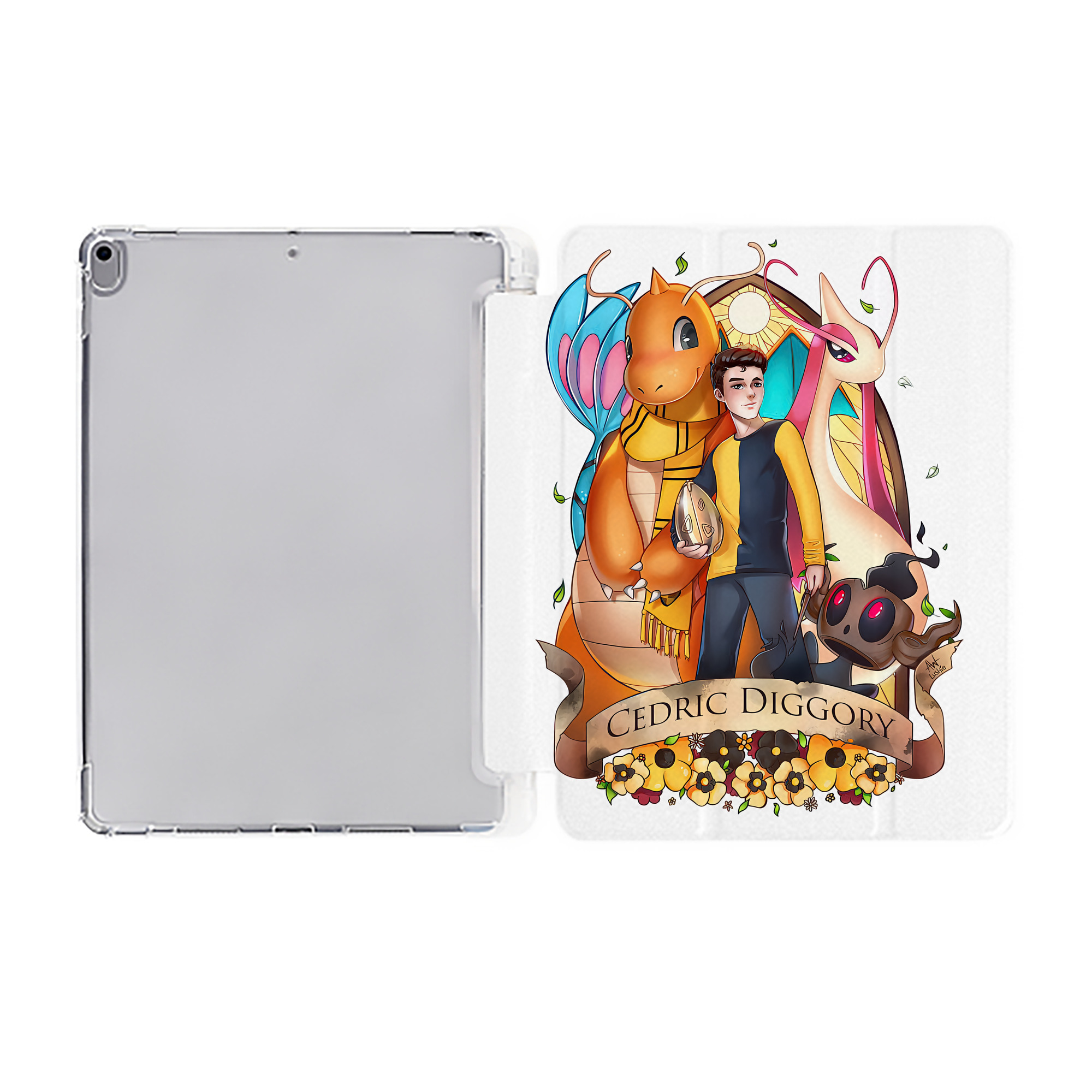 （画像用） Harry Potter ハリー・ポッターシリーズ IPad ケース ペン収納付き 三つ折りスタンド PUレザー×シリコン 対応機種9.5/10.5/10.9インチ